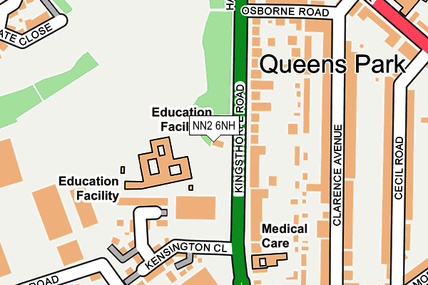 NN2 6NH map - OS OpenMap – Local (Ordnance Survey) NN2 6NH map - OS OpenMap – Local (Ordnance Survey)