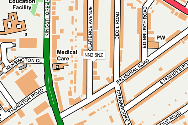 NN2 6NZ map - OS OpenMap – Local (Ordnance Survey) NN2 6NZ map - OS OpenMap – Local (Ordnance Survey)