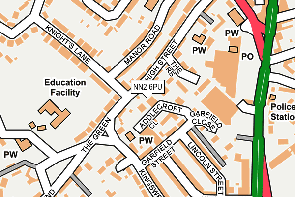 NN2 6PU map - OS OpenMap – Local (Ordnance Survey) NN2 6PU map - OS OpenMap – Local (Ordnance Survey)
