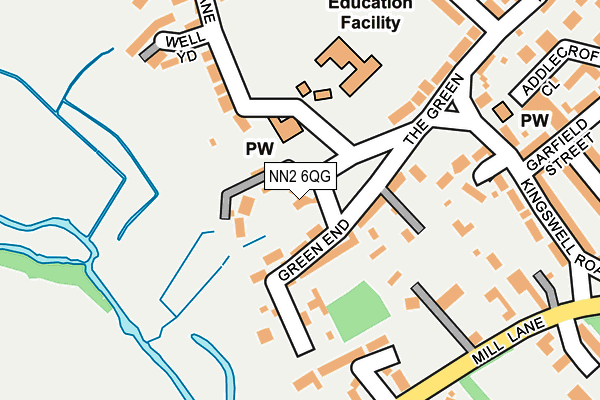 NN2 6QG map - OS OpenMap – Local (Ordnance Survey) NN2 6QG map - OS OpenMap – Local (Ordnance Survey)