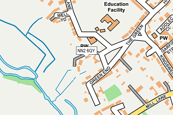 NN2 6QY map - OS OpenMap – Local (Ordnance Survey) NN2 6QY map - OS OpenMap – Local (Ordnance Survey)