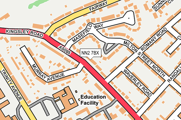 NN2 7BX map - OS OpenMap – Local (Ordnance Survey) NN2 7BX map - OS OpenMap – Local (Ordnance Survey)