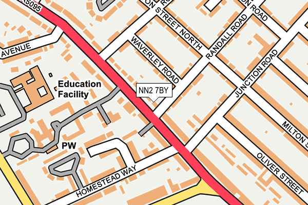 NN2 7BY map - OS OpenMap – Local (Ordnance Survey) NN2 7BY map - OS OpenMap – Local (Ordnance Survey)