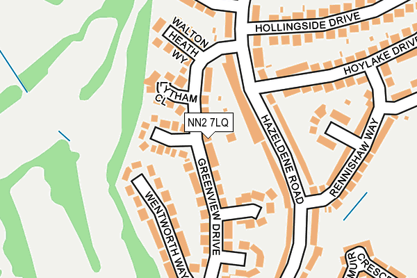 NN2 7LQ map - OS OpenMap – Local (Ordnance Survey) NN2 7LQ map - OS OpenMap – Local (Ordnance Survey)