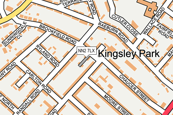 NN2 7LX map - OS OpenMap – Local (Ordnance Survey) NN2 7LX map - OS OpenMap – Local (Ordnance Survey)