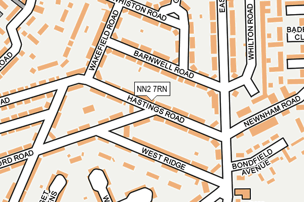 NN2 7RN map - OS OpenMap – Local (Ordnance Survey) NN2 7RN map - OS OpenMap – Local (Ordnance Survey)