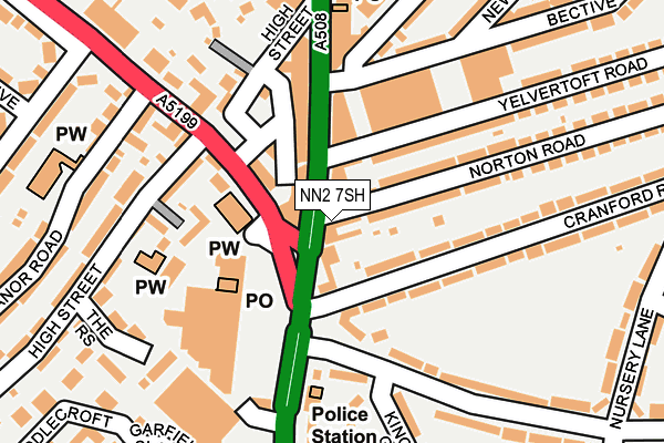 NN2 7SH map - OS OpenMap – Local (Ordnance Survey) NN2 7SH map - OS OpenMap – Local (Ordnance Survey)