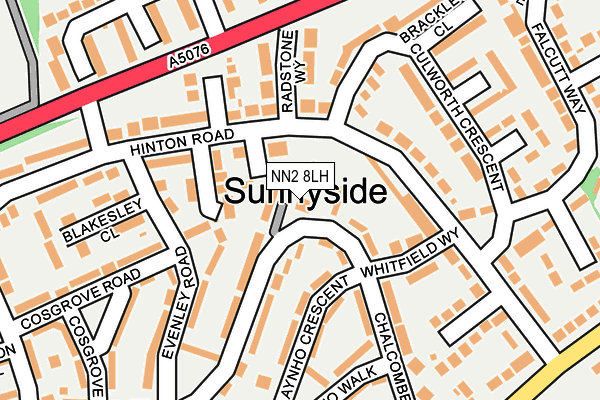 NN2 8LH map - OS OpenMap – Local (Ordnance Survey) NN2 8LH map - OS OpenMap – Local (Ordnance Survey)