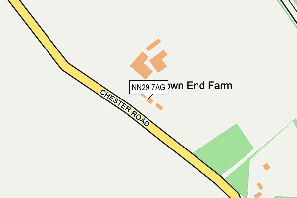 NN29 7AG map - OS OpenMap – Local (Ordnance Survey) NN29 7AG map - OS OpenMap – Local (Ordnance Survey)