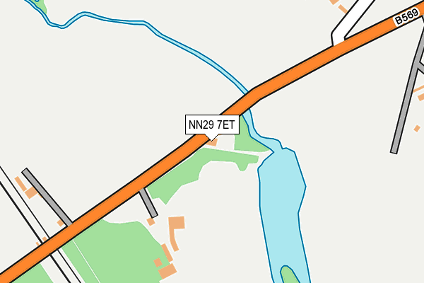 NN29 7ET map - OS OpenMap – Local (Ordnance Survey) NN29 7ET map - OS OpenMap – Local (Ordnance Survey)