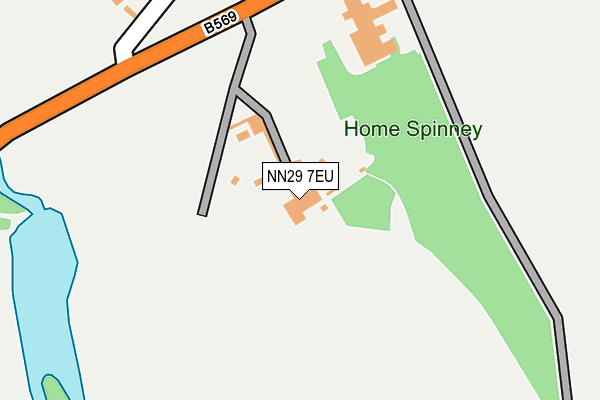 NN29 7EU map - OS OpenMap – Local (Ordnance Survey) NN29 7EU map - OS OpenMap – Local (Ordnance Survey)