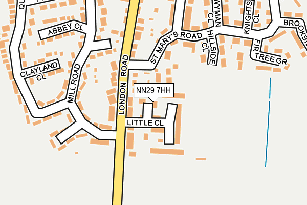 NN29 7HH map - OS OpenMap – Local (Ordnance Survey) NN29 7HH map - OS OpenMap – Local (Ordnance Survey)