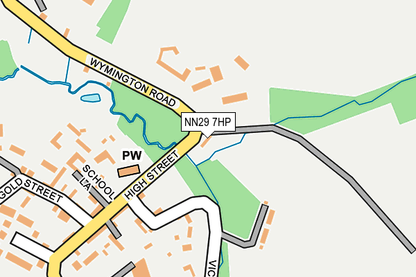 NN29 7HP map - OS OpenMap – Local (Ordnance Survey) NN29 7HP map - OS OpenMap – Local (Ordnance Survey)