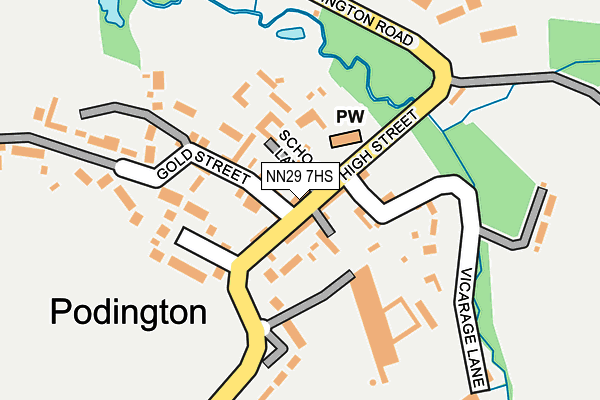 NN29 7HS map - OS OpenMap – Local (Ordnance Survey) NN29 7HS map - OS OpenMap – Local (Ordnance Survey)