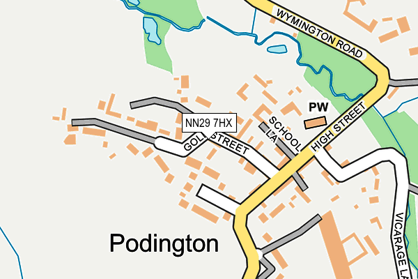 NN29 7HX map - OS OpenMap – Local (Ordnance Survey) NN29 7HX map - OS OpenMap – Local (Ordnance Survey)