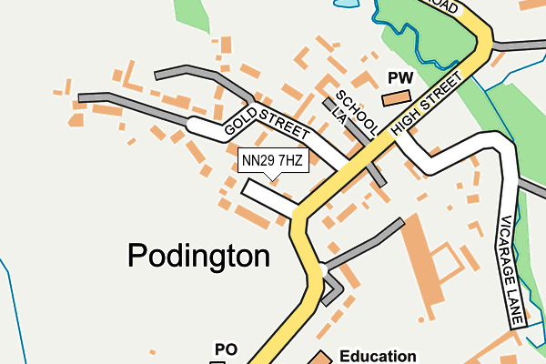 NN29 7HZ map - OS OpenMap – Local (Ordnance Survey) NN29 7HZ map - OS OpenMap – Local (Ordnance Survey)