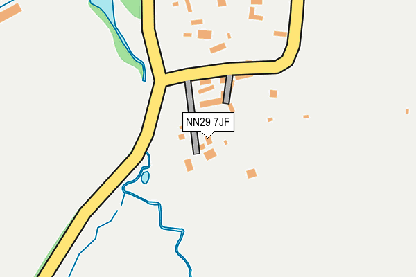 NN29 7JF map - OS OpenMap – Local (Ordnance Survey) NN29 7JF map - OS OpenMap – Local (Ordnance Survey)