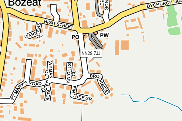 NN29 7JJ map - OS OpenMap – Local (Ordnance Survey) NN29 7JJ map - OS OpenMap – Local (Ordnance Survey)