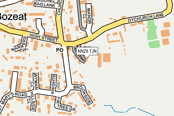 NN29 7JN map - OS OpenMap – Local (Ordnance Survey) NN29 7JN map - OS OpenMap – Local (Ordnance Survey)