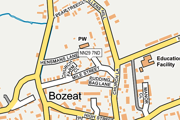 NN29 7ND map - OS OpenMap – Local (Ordnance Survey) NN29 7ND map - OS OpenMap – Local (Ordnance Survey)