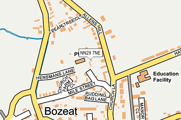 NN29 7NE map - OS OpenMap – Local (Ordnance Survey) NN29 7NE map - OS OpenMap – Local (Ordnance Survey)