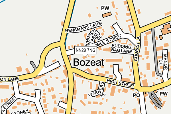 NN29 7NG map - OS OpenMap – Local (Ordnance Survey) NN29 7NG map - OS OpenMap – Local (Ordnance Survey)