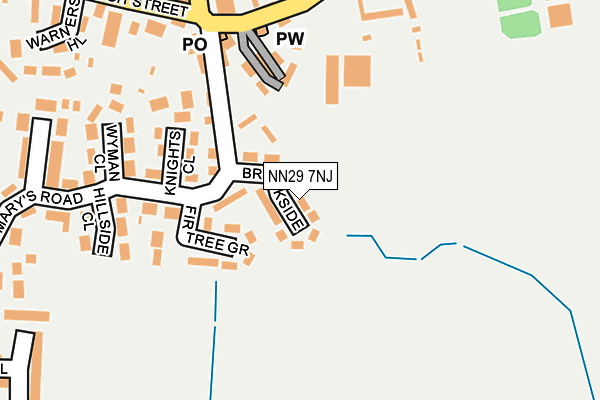 NN29 7NJ map - OS OpenMap – Local (Ordnance Survey) NN29 7NJ map - OS OpenMap – Local (Ordnance Survey)
