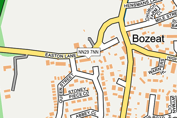 NN29 7NN map - OS OpenMap – Local (Ordnance Survey) NN29 7NN map - OS OpenMap – Local (Ordnance Survey)