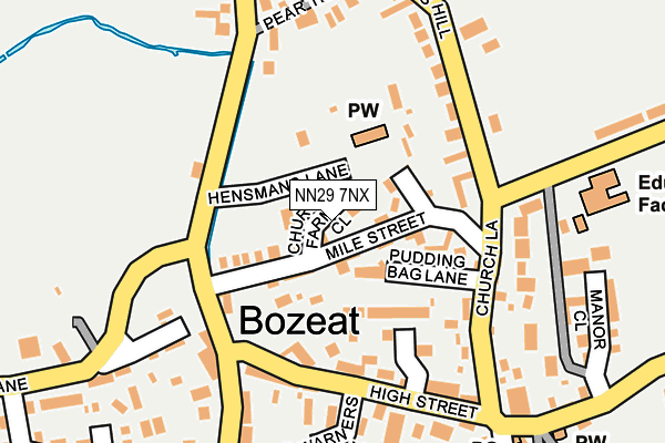 NN29 7NX map - OS OpenMap – Local (Ordnance Survey) NN29 7NX map - OS OpenMap – Local (Ordnance Survey)