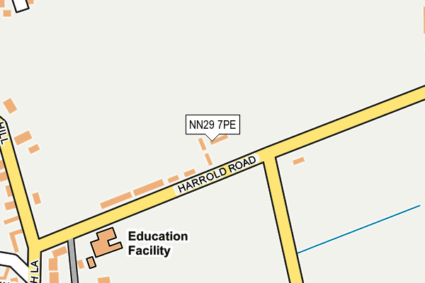 NN29 7PE map - OS OpenMap – Local (Ordnance Survey) NN29 7PE map - OS OpenMap – Local (Ordnance Survey)