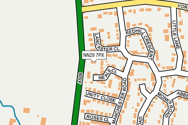 NN29 7PX map - OS OpenMap – Local (Ordnance Survey) NN29 7PX map - OS OpenMap – Local (Ordnance Survey)