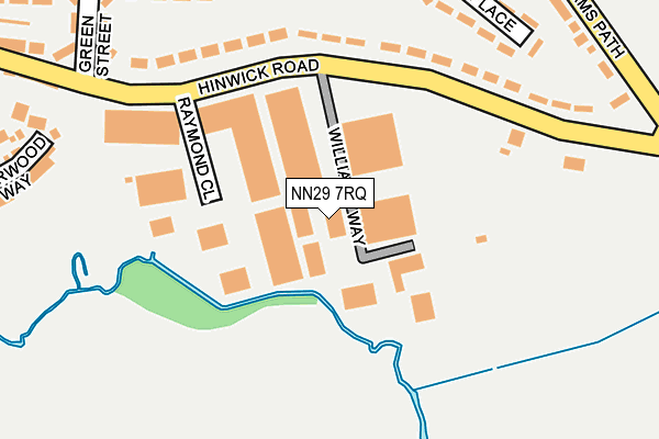 NN29 7RQ map - OS OpenMap – Local (Ordnance Survey) NN29 7RQ map - OS OpenMap – Local (Ordnance Survey)