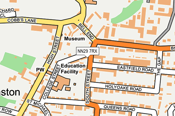 NN29 7RX map - OS OpenMap – Local (Ordnance Survey) NN29 7RX map - OS OpenMap – Local (Ordnance Survey)
