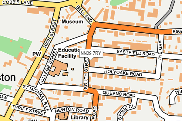 NN29 7RY map - OS OpenMap – Local (Ordnance Survey) NN29 7RY map - OS OpenMap – Local (Ordnance Survey)