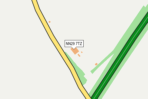 NN29 7TZ map - OS OpenMap – Local (Ordnance Survey) NN29 7TZ map - OS OpenMap – Local (Ordnance Survey)