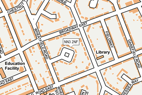NN3 2NF map - OS OpenMap – Local (Ordnance Survey) NN3 2NF map - OS OpenMap – Local (Ordnance Survey)