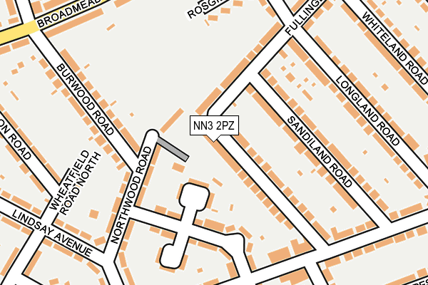 NN3 2PZ map - OS OpenMap – Local (Ordnance Survey) NN3 2PZ map - OS OpenMap – Local (Ordnance Survey)
