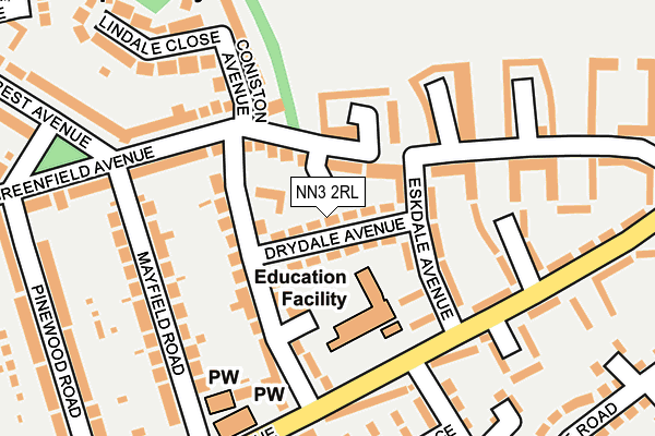 NN3 2RL map - OS OpenMap – Local (Ordnance Survey) NN3 2RL map - OS OpenMap – Local (Ordnance Survey)