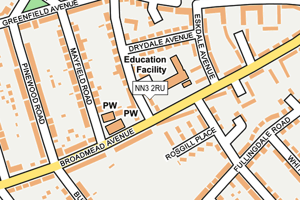 NN3 2RU map - OS OpenMap – Local (Ordnance Survey) NN3 2RU map - OS OpenMap – Local (Ordnance Survey)