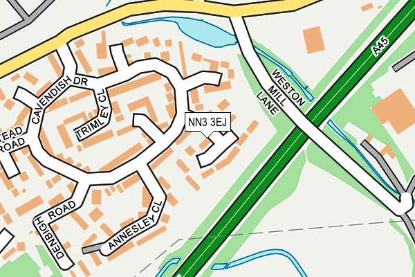 NN3 3EJ map - OS OpenMap – Local (Ordnance Survey) NN3 3EJ map - OS OpenMap – Local (Ordnance Survey)