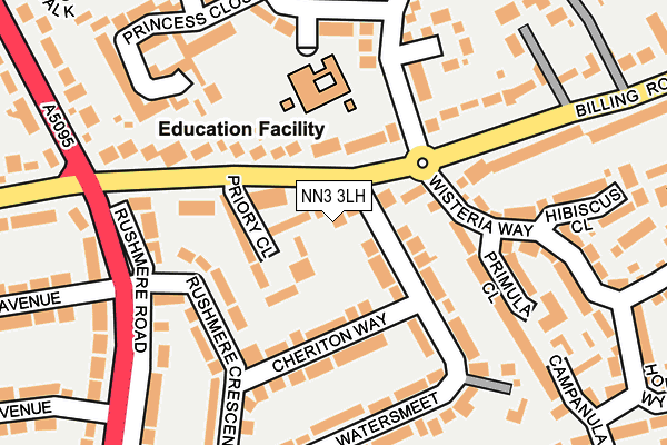 NN3 3LH map - OS OpenMap – Local (Ordnance Survey) NN3 3LH map - OS OpenMap – Local (Ordnance Survey)