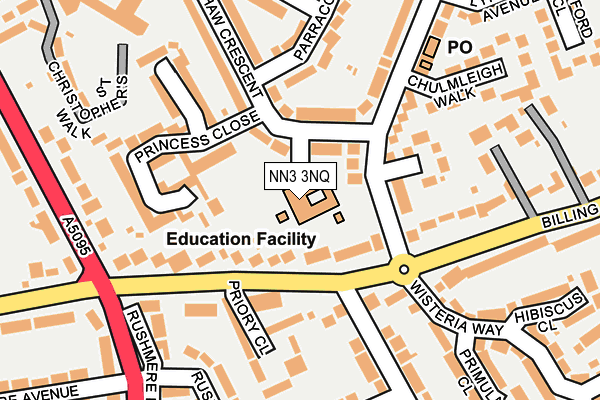 NN3 3NQ map - OS OpenMap – Local (Ordnance Survey) NN3 3NQ map - OS OpenMap – Local (Ordnance Survey)