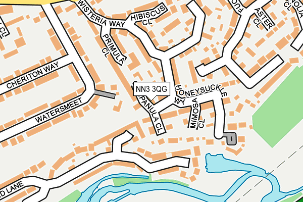 NN3 3QG map - OS OpenMap – Local (Ordnance Survey) NN3 3QG map - OS OpenMap – Local (Ordnance Survey)