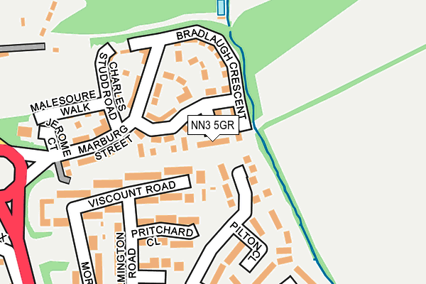 NN3 5GR map - OS OpenMap – Local (Ordnance Survey) NN3 5GR map - OS OpenMap – Local (Ordnance Survey)