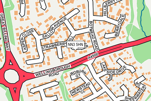 NN3 5HN map - OS OpenMap – Local (Ordnance Survey) NN3 5HN map - OS OpenMap – Local (Ordnance Survey)