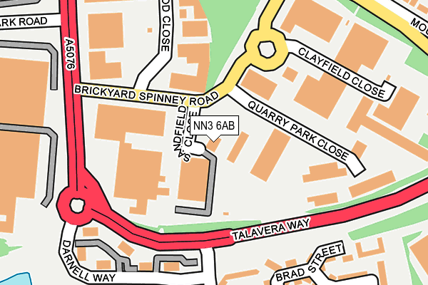 NN3 6AB map - OS OpenMap – Local (Ordnance Survey) NN3 6AB map - OS OpenMap – Local (Ordnance Survey)