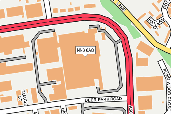 NN3 6AQ map - OS OpenMap – Local (Ordnance Survey) NN3 6AQ map - OS OpenMap – Local (Ordnance Survey)
