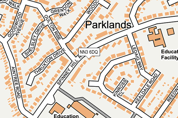 NN3 6DQ map - OS OpenMap – Local (Ordnance Survey) NN3 6DQ map - OS OpenMap – Local (Ordnance Survey)
