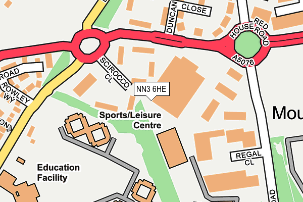 NN3 6HE map - OS OpenMap – Local (Ordnance Survey) NN3 6HE map - OS OpenMap – Local (Ordnance Survey)
