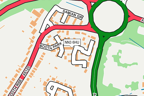 NN3 6HU map - OS OpenMap – Local (Ordnance Survey) NN3 6HU map - OS OpenMap – Local (Ordnance Survey)
